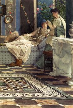 Alma Tadema Sir Lawrence From An Absent One